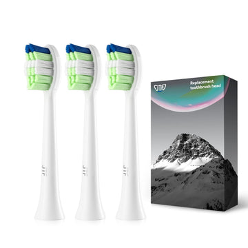 JTF P200 3 Pack Brush Head - Medium Soft Bristles