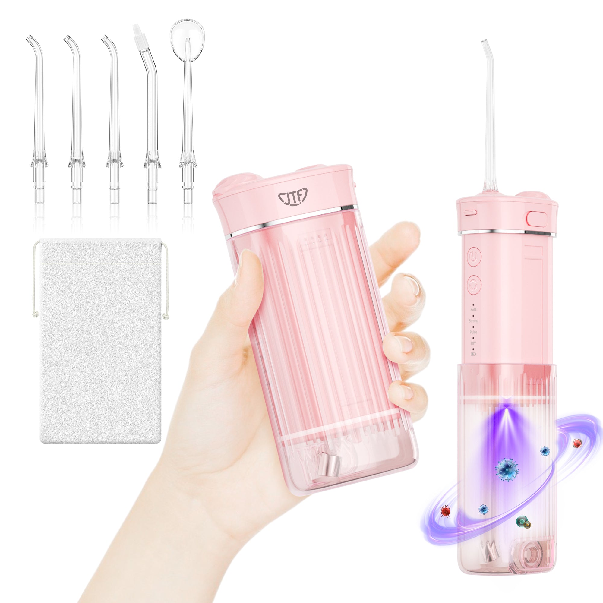 JTF F200-UV Water Flosser (Pink)