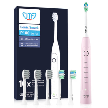 JTF P100 Pink Electric Toothbrush