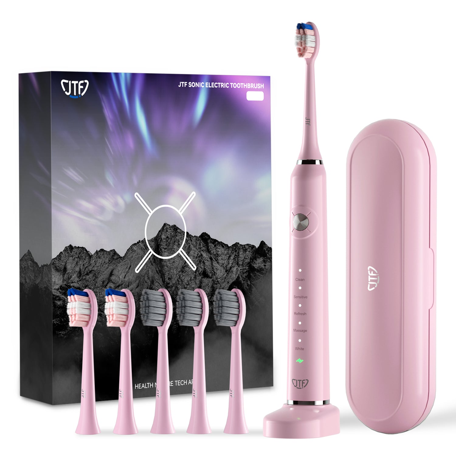 JTF P100 Pink Electric Toothbrush